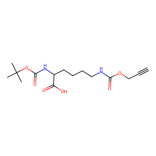N²-[(1, 1-Dimethylethoxy)carbonyl]-N6-[(2-propynyloxy)carbonyl]-L-lysine, min 90%, 1 gram
