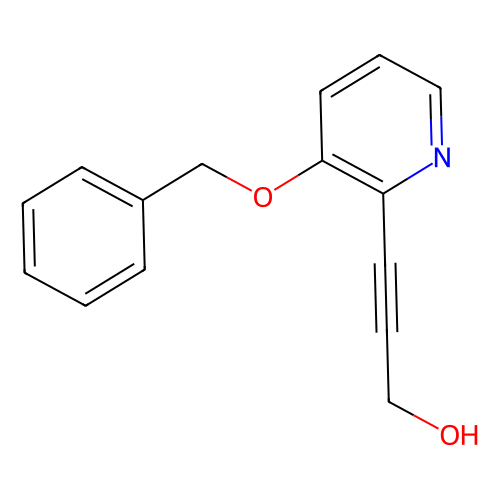 3-(3-(Benzyloxy)pyridin-2-yl)prop-2-yn-1-ol, min 98%, 1 gram