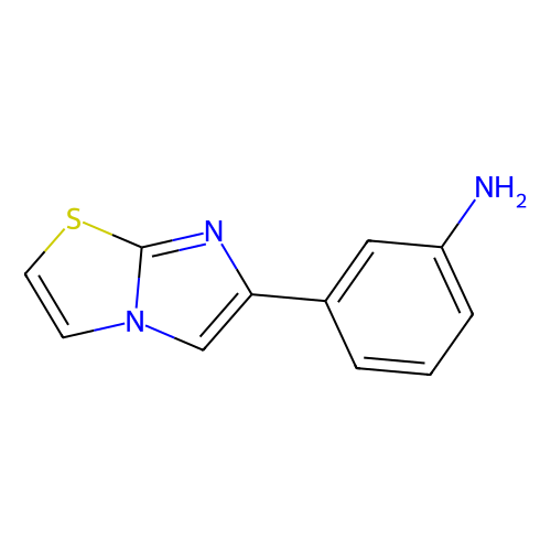 3-(Imidazo[2, 1-b][1, 3]thiazol-6-yl)aniline, min 95%, 1 gram