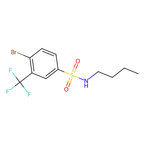 4-Bromo-N-butyl-3-(trifluoromethyl)benzenesulfonamide, min 96%, 1 gram