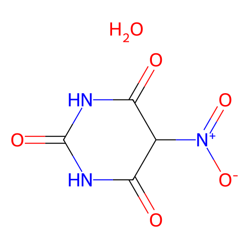 5-Nitrobarbituric acid hydrate, min 95%, 10 grams