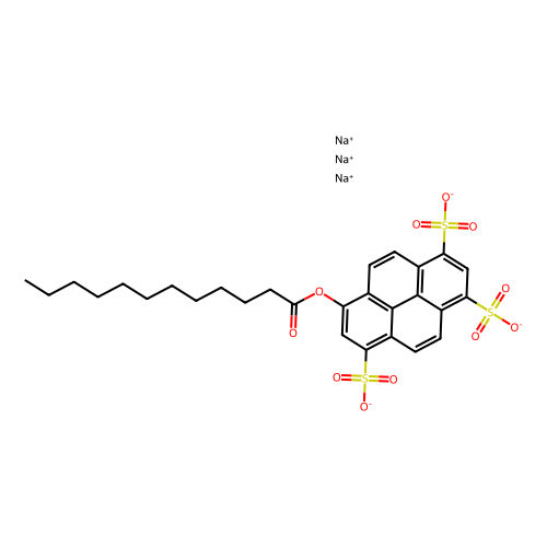 8-Dodecanoyloxypyrene-1, 3, 6-trisulfonic acid trisodium salt, min 95%, 5 mg