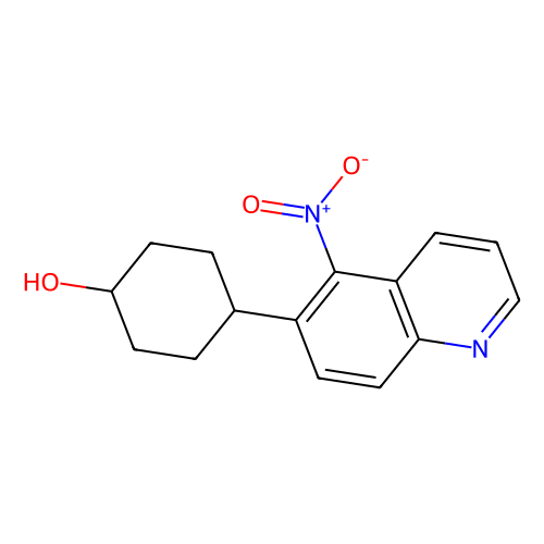 4-(5-Nitroquinolin-6-yl)cyclohexanol, min 97%, 25 grams
