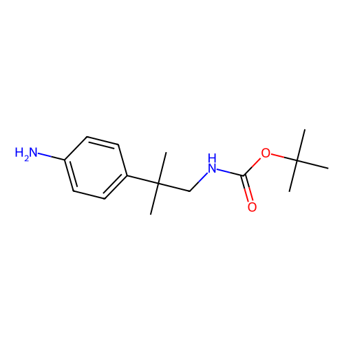tert-Butyl (2-(4-aminophenyl)-2-methylpropyl)carbamate, min 97%, 100 mg