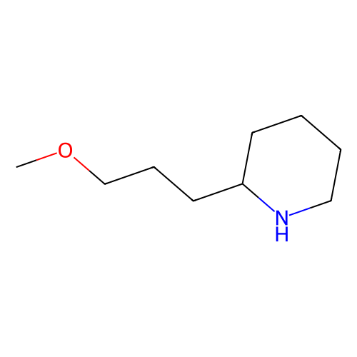 2-(3-Methoxypropyl)piperidine, 1 gram, Reagent Grade