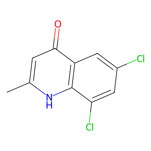 6, 8-Dichloro-4-hydroxy-2-methylquinoline, 1 gram, Reagent Grade