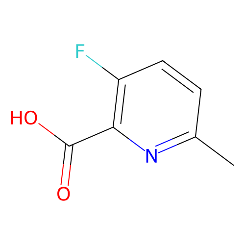 3-fluoro-6-methylpyridine-2-carboxylic acid, min 95%, 1 gram