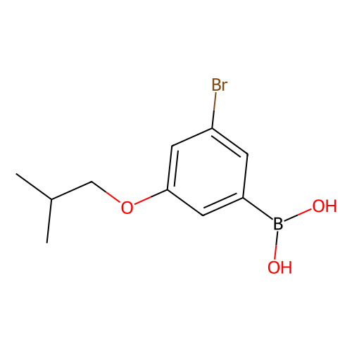 3-Bromo-5-isobutoxyphenylboronic acid(contains Anhydride), min 97%, 100 grams