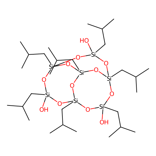 1, 3, 5, 7, 9, 11, 14-Heptaisobutyltricyclo[7.3.3.15, 11]heptasiloxane-endo-3, 7, 14-triol, min 97%, 10 grams