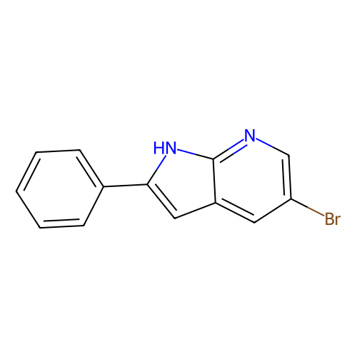 5-Bromo-2-phenyl-1h-pyrrolo[2, 3-b]pyridine, min 95%, 1 gram