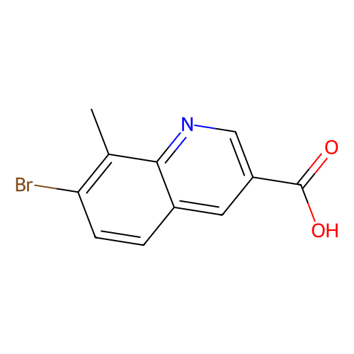 7-Bromo-8-methylquinoline-3-carboxylic acid, min 97%, 1 gram