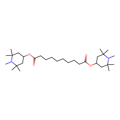 Bis(1, 2, 2, 6, 6-pentamethyl-4-piperidyl) sebacate, min 95% (GC), 100 grams