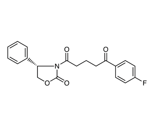 (S)-4-Phenyl-3-[5-(4-fluorophenyl)-5-oxopentanoyl]-2-oxazolidinone, min 98% (HPLC), 100 grams