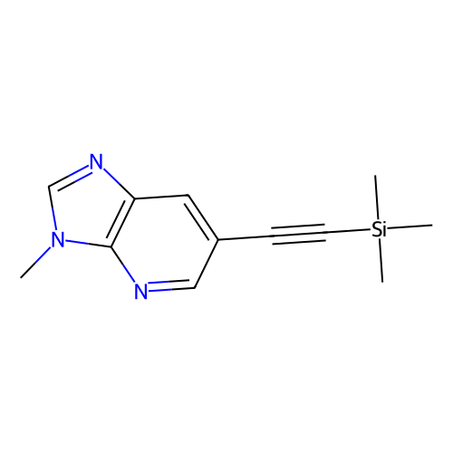 3-Methyl-6-((trimethylsilyl)ethynyl)-3H-imidazo[4, 5-b]pyridine, 1 gram