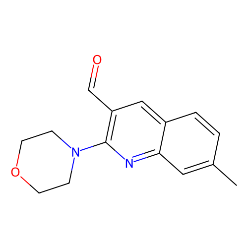 7-Methyl-2-morpholin-4-yl-quinoline-3-carbaldehyde, 1 gram