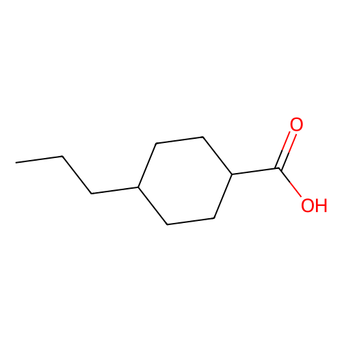 trans-4-Propylcyclohexanecarboxylic Acid, min 98% (GC), 100 grams