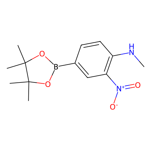 4-Methylamino-3-nitrophenylboronic acid, pinacol ester, min 98%, 1 gram