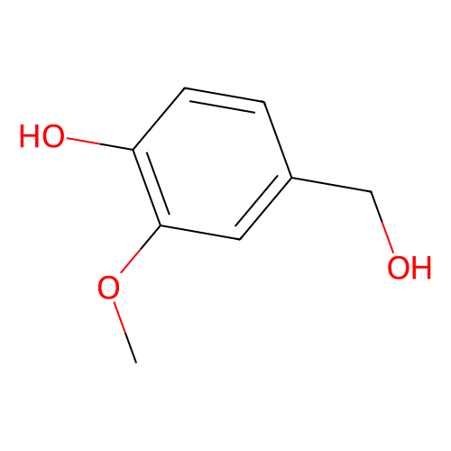 4-Hydroxy-3-methoxybenzyl alcohol, min 98%, 100 grams