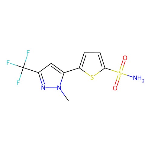 5-[1-Methyl-3-(trifluoromethyl)pyrazol-5-yl]-thiophene-2-sulfonamide, 1 gram