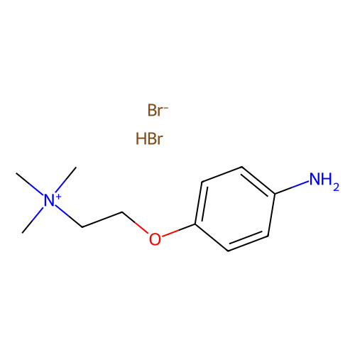 2-(4-Aminophenoxy)-N, N, N-trimethylethanaminium bromide hydrobromide, min 97%, 250 mg