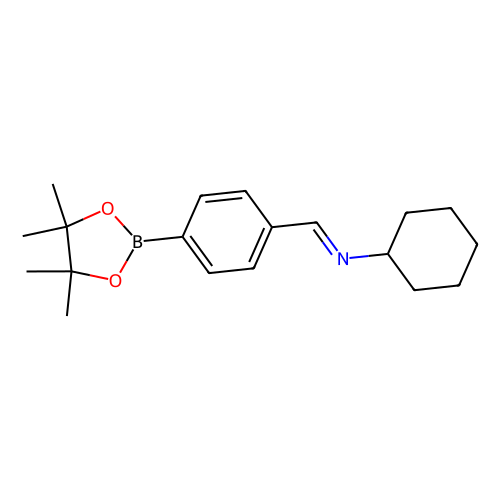 4-(Cyclohexyliminomethyl)benzeneboronic acid pinacol ester, min 97%, 1 gram