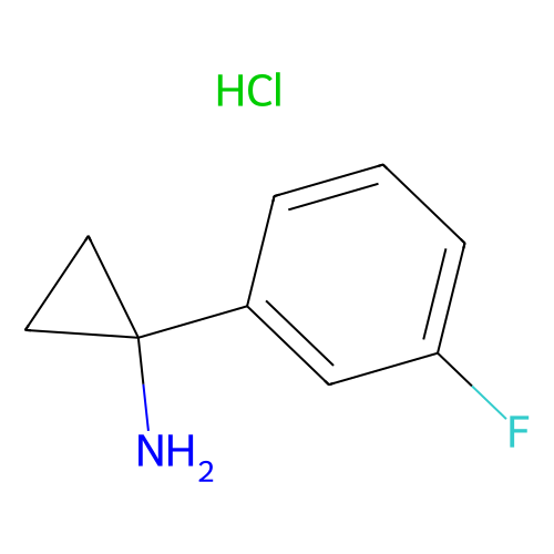 1-(3-Fluorophenyl)cyclopropan-1-amine hydrochloride, min 97%, 25 grams