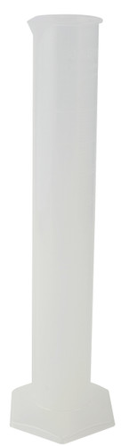 Graduated Cylinder, Molded-In Graduations, 500mL, Polypropylene, case/8