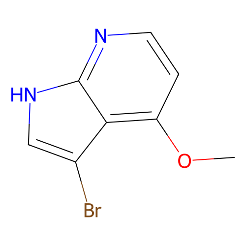 3-bromo-4-methoxy-1H-pyrrolo[2, 3-b]pyridine, min 97%, 1 gram