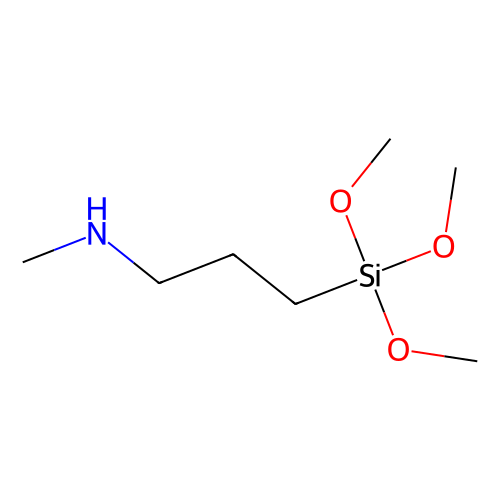 Trimethoxy[3-(methylamino)propyl]silane, min 95% (GC), 100 grams