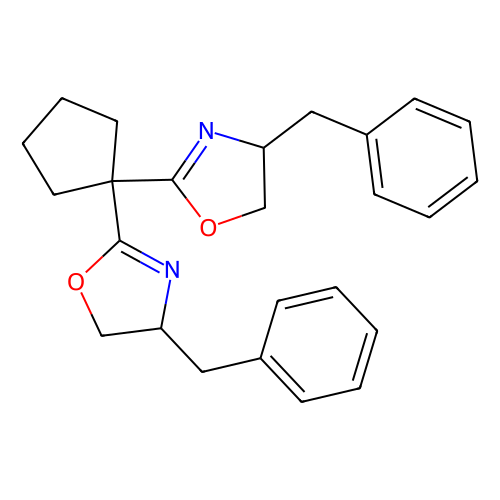 (4R, 4'R)-2, 2'-Cyclopentylidenebis[4, 5-dihydro-4-(phenylmethyl)oxazole], min 98%, 100 mg