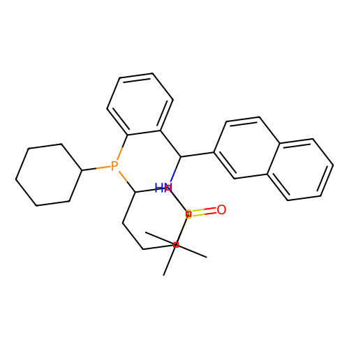 [S(R)]-N-[(R)-[2-(Dicyclohexylphosphino)phenyl]-2-naphthalenylmethyl]-2-dimethyl-2-propanesulfinamide, min 95%, 100 mg