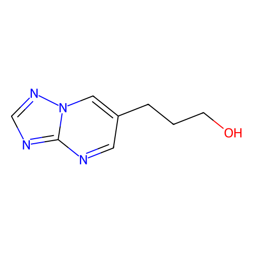 3-[1, 2, 4]Triazolo[1, 5-a]pyrimidin-6-ylpropan-1-ol, 1 gram, Reagent Grade