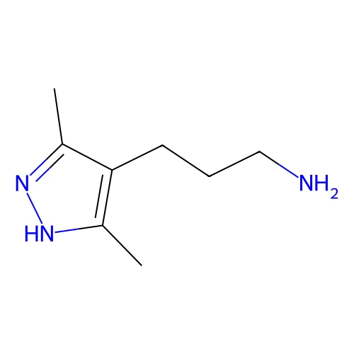 3-(3, 5-Dimethyl-1H-pyrazol-4-yl)propan-1-amine, 1 gram, Reagent Grade