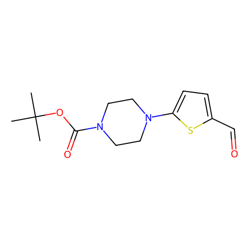 tert-Butyl 4-(5-formyl-2-thienyl)piperazine-1-carboxylate, 1 gram, Reagent Grade