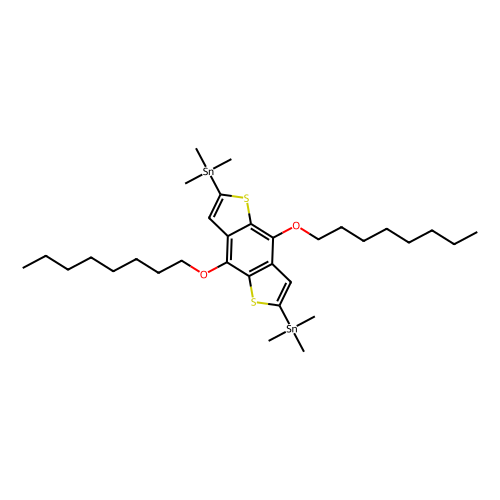 4, 8-Bis(n-octyloxy)-2, 6-bis(trimethylstannyl)benzo[1, 2-b:4, 5-b']dithiophene, min 95%, 100 mg