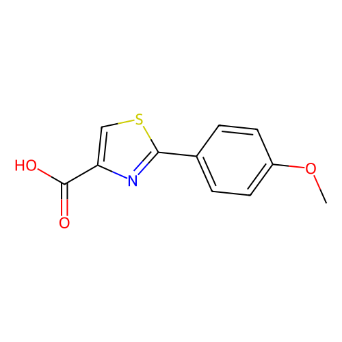 2-(4-Methoxyphenyl)thiazole-4-carboxylic acid, min 98%, 1 gram