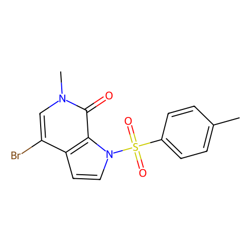 4-bromo-6-methyl-1-(4-methylbenzenesulfonyl)-1H, 6H, 7H-pyrrolo[2, 3-c]pyridin-7-one, min 97%, 1 gram