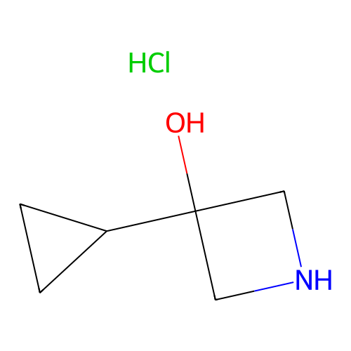3-cyclopropylazetidin-3-ol hydrochloride, min 97%, 1 gram