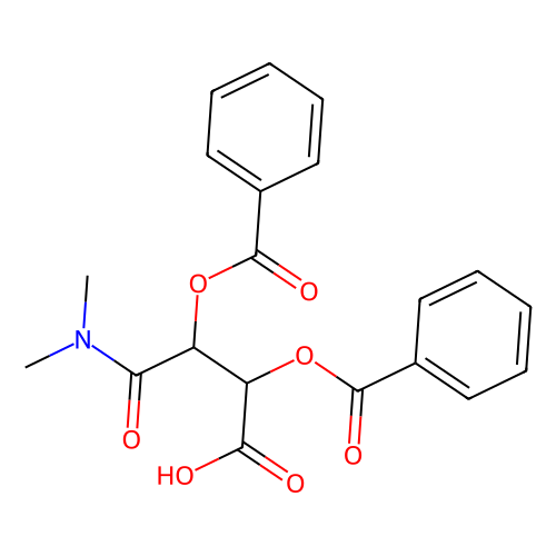 (-)-O, O'-Dibenzoyl-L-tartaric acid mono(dimethylamide), min 99%, 50 grams