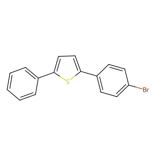2-(4-Bromophenyl)-5-phenylthiophene, min 98% (HPLC), 1 gram