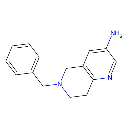 6-Benzyl-5, 6, 7, 8-tetrahydro-1, 6-naphthyridin-3-amine, min 95%, 1 gram