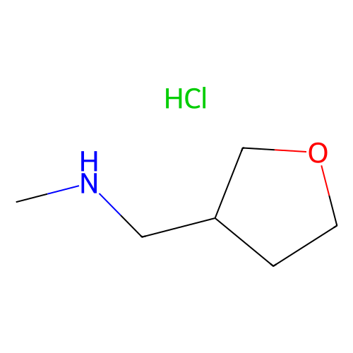 methyl[(oxolan-3-yl)methyl]amine hydrochloride, min 97%, 1 gram