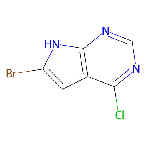 6-bromo-4-chloro-7H-pyrrolo[2, 3-d]pyrimidine, min 97%, 1 gram