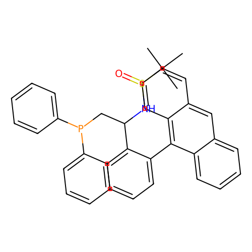 [S(R)]-N-[(1S)-1-[2-(9-Anthracenyl)phenyl]-2-(diphenylphosphino)ethyl]-2-methyl-2-propanesulfinamide, min 95%, 100 mg