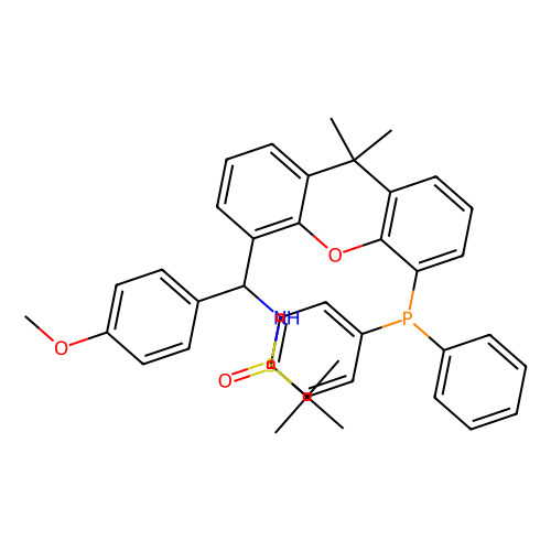 [S(R)]-N-[(R)-[5-(Diphenylphosphino)-9, 9-dimethyl-9H-xanthen-4-yl](4-methoxyphenyl)methyl]-2-methyl-2-propanesulfinamide, min 95%, 100 mg