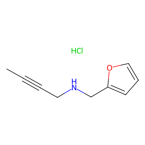 But-2-ynyl-furan-2-ylmethyl-amine hydrochloride, 500 mg