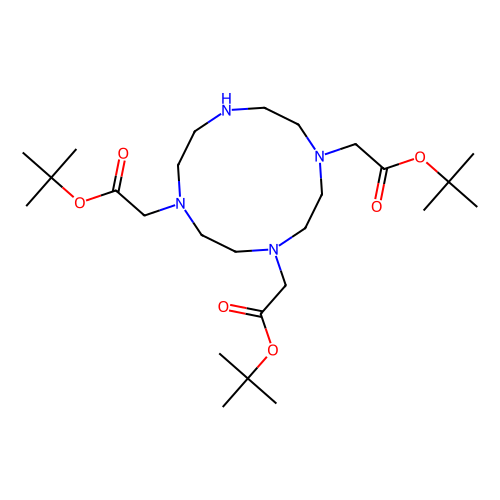 Tri-tert-butyl 1, 4, 7, 10-Tetraazacyclododecane-1, 4, 7-triacetate, min 93% (N), 10 grams