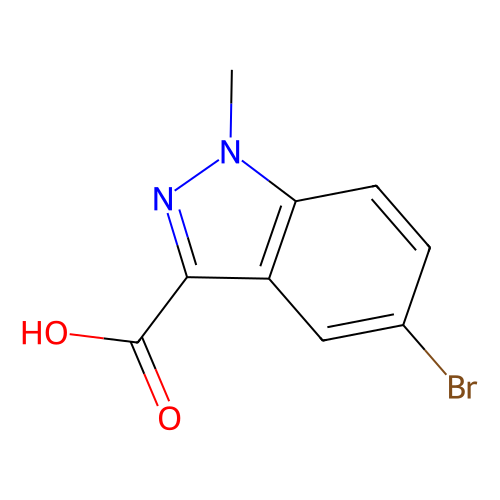 5-bromo-1-methyl-1H-indazole-3-carboxylic acid, min 97%, 1 gram