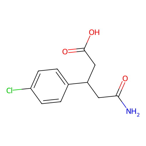 3-(4-Chlorophenyl)glutaramic acid, min 98%, 100 grams