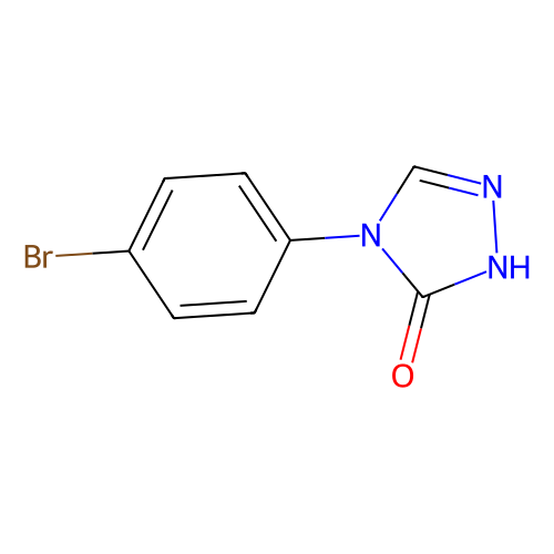 4-(4-Bromophenyl)-1H-1, 2, 4-triazol-5(4H)-one, min 98%, 1 gram